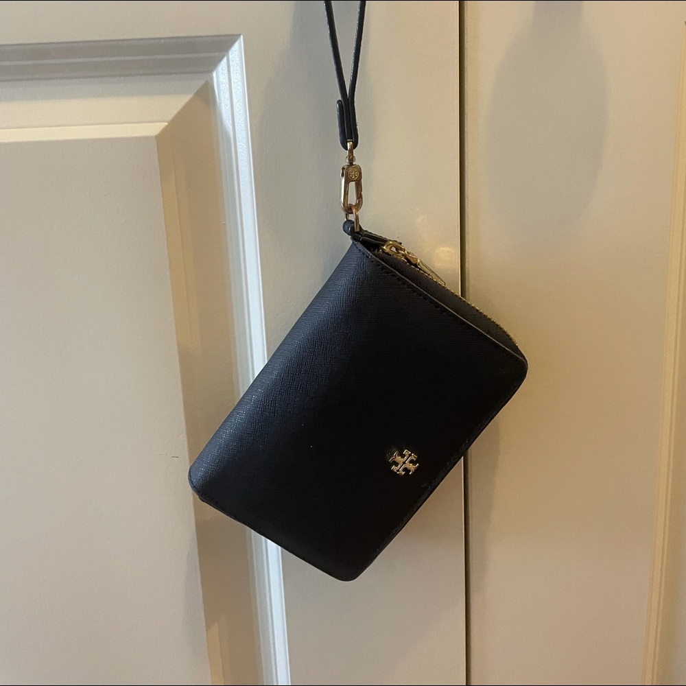 Tort Burch Robinson Wallet wristlet navy blue